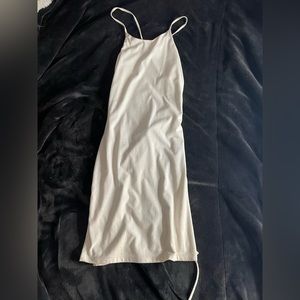 White velvet homecoming dress
